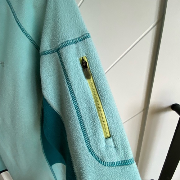 Columbia Titanium Reflective Heat Ski Half Zip Ski Fleece - Picture 6 of 9